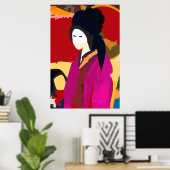 Japanse Keisha Poster (Thuiskantoor)