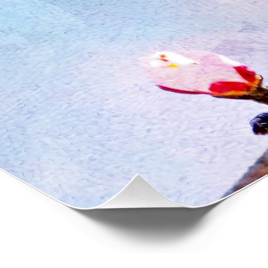 Japanse kers - Sakura in Bloom Perfect Poster (Hoek)