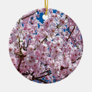 Japanse kersenbloem keramisch ornament