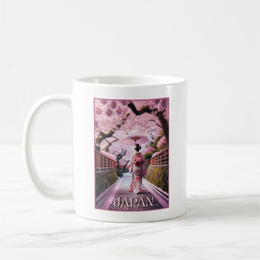 Japanse kersenbloesem koffiemok (Links)