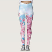Japanse kersenbloesem Leggings (Voorkant)