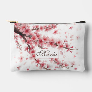 Japanse Kersenbloesem monogram Blush Roze wit Etui