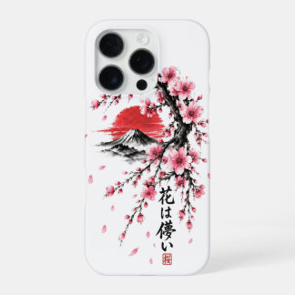 Japanse Kersenbloesem Mount Fuji Hoesje voor Telef iPhone 16 Pro Hoesje