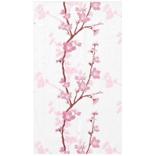 Japanse kersenbloesem, zachte roze bloem, girly, tafelkleed