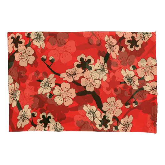 Japanse kersentak: Stijlvol Kussensloop (Voorkant)