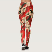 Japanse kersentak: Stijlvol Leggings (Achterkant)