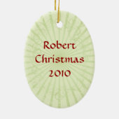 Japanse kerstversiering Keramisch Ornament (Achterkant)