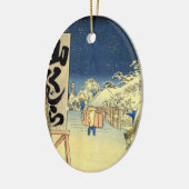  Japanse kerstversiering Keramisch Ornament (Links)