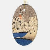  Japanse kerstversiering Keramisch Ornament (Links)