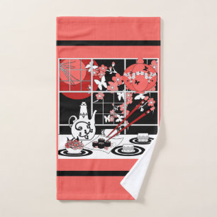 Japanse keuken bad handdoek
