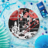 Japanse keuken papieren bordje (Feest)