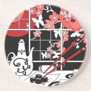 Japanse keuken zandsteen onderzetter