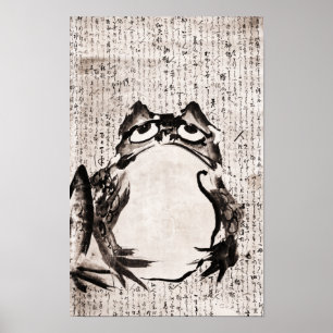 Japanse kikker (late 18e-19e eeuw) poster