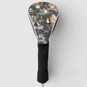 Japanse kikker ukiyo-e kikkers golfheadcover