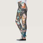 Japanse kikker ukiyo-e kikkers leggings (Links)