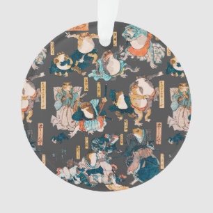 Japanse kikker ukiyo-e kikkers ornament