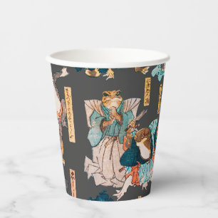 Japanse kikker ukiyo-e kikkers papieren bekers