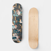 Japanse kikker ukiyo-e kikkers skateboard (Voorkant)