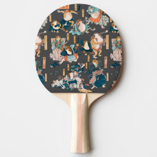 Japanse kikker ukiyo-e kikkers tafeltennisbatje