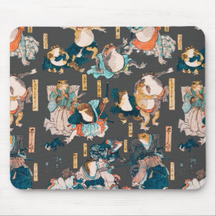 Japanse kikker Woodblock ukiyo-e animerheld Muismat