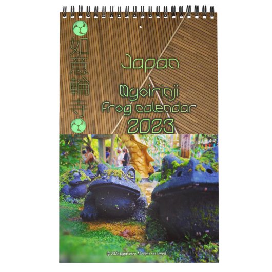 Japanse kikkertempel kleine kalender (Hoes)