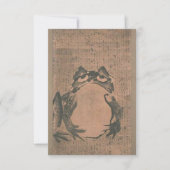 Japanse kikkervis save the date (Voorkant)