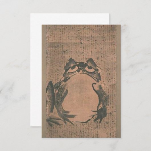 Japanse kikkervis save the date (Voorkant / Achterkant)