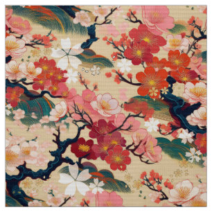 Japanse kimono geïnspireerde stof