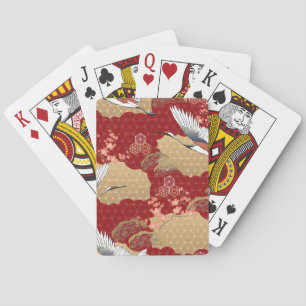 Japanse Kimono Kersenbloesems Pokerkaarten