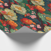 Japanse Kimono stof gestileerde wrap Cadeaupapier (Hoek)