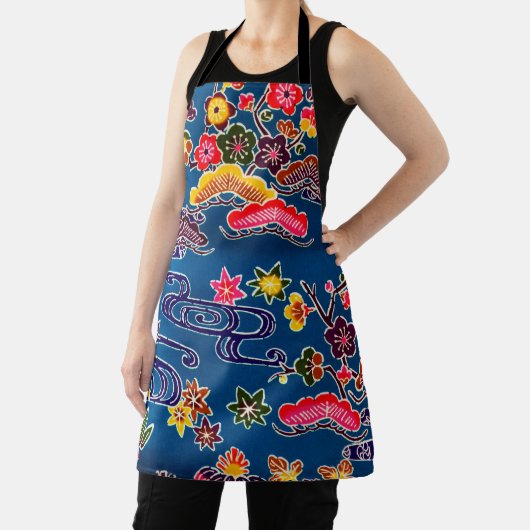  Japanse Kimono Textile (Bingata) Schort (Insitu)