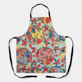  Japanse Kimono Textile (Bingata) Schort (Voorkant)