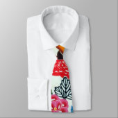 Japanse Kimono Textile (Bingata) Stropdas (Gebonden)