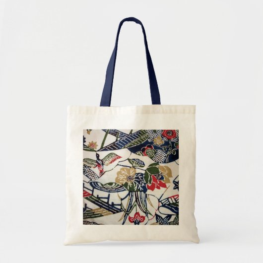  Japanse Kimono Textile (Bingata) Tote Bag (Voorkant)