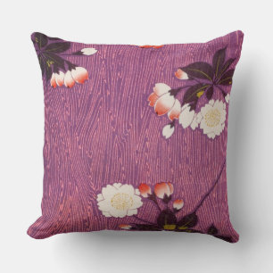 Japanse Kimono Textile, Cherry Blossom Kussen