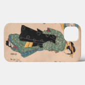 Japanse Kimono Vrouw: Ukiyo-e Woodblock Print Case-Mate iPhone Case (Achterkant (horizontaal))