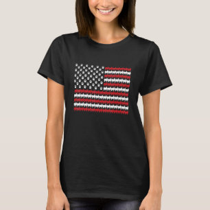 Japanse kin, 4 juli, hoge pagina's t-shirt