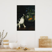 Japanse kin en goudvis,  kunst poster (Keuken)