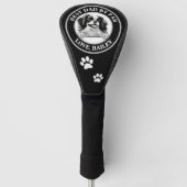 Japanse kin hond gepersonaliseerd golfheadcover (Voorkant)