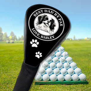 Japanse kin hond gepersonaliseerd golfheadcover