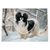 Japanse kin liet het sneeuwKerstmis Groot Cadeauzakje (Voorkant)