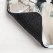 Japanse kin liet het sneeuwKerstmis Muismat (Hoek)