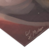 Japanse kin met sinterklaas feestelijke kerst tafelkleed (Gekanteld)