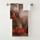 Japanse kin puppy herfst verrukking pompoen bad handdoek (Insitu)