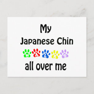 Japanse kin wandelingen ontwerp briefkaart