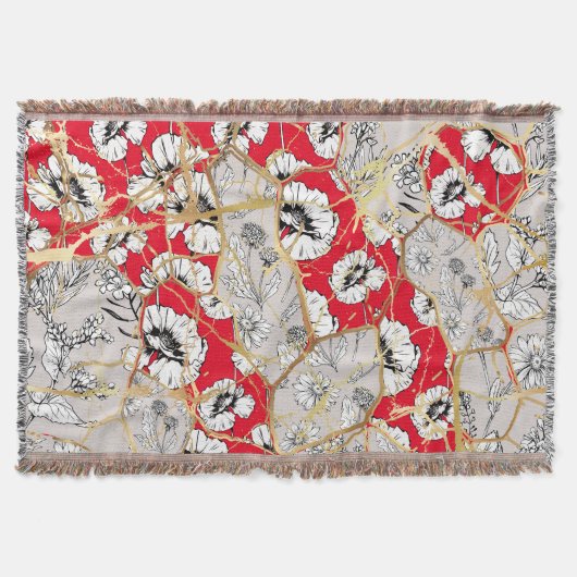 Japanse Kintsugi. Deken (Voorkant)