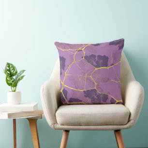 Japanse Kintsugi. Dubbelzijdig. Kussen
