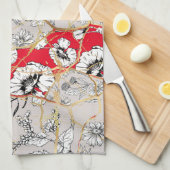 Japanse Kintsugi. Theedoek (Quarter Fold)