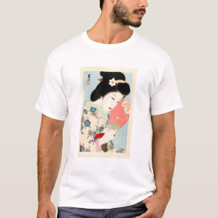 Japanse klassieke Geisha Lady Art T-shirt