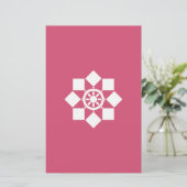 Japanse knijpel briefpapier (Staand voorkant)